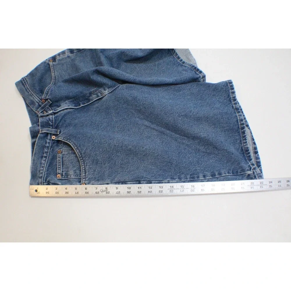 VTG Britannia Mens‎ 33 Blue Denim Shorts Jorts 90s Y2K Dad